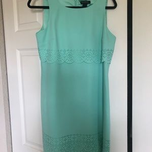 WHBM mint green cocktail dress
